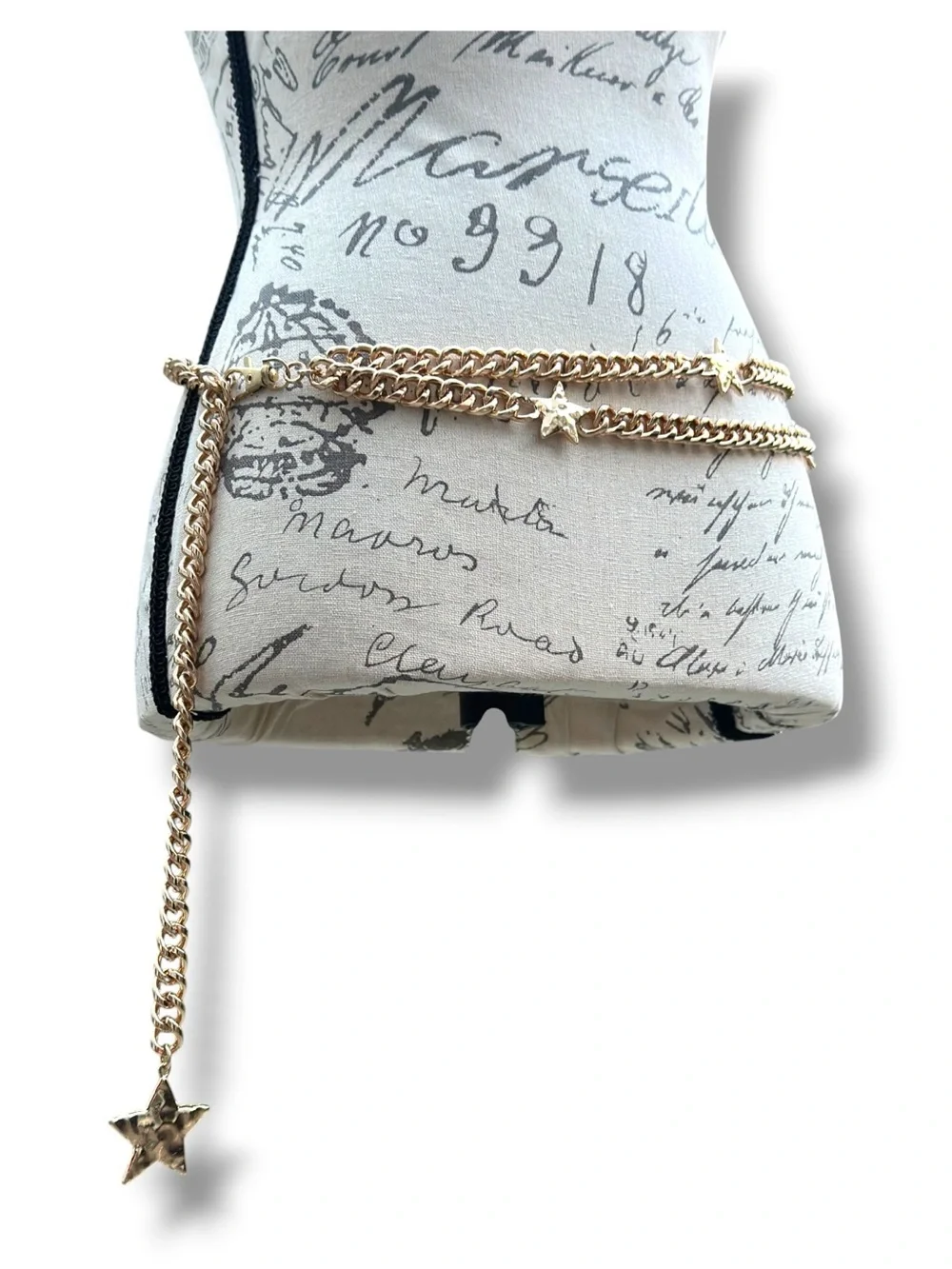 Free People Star Shine Chain Belt, OS In ‘Gold Rush’